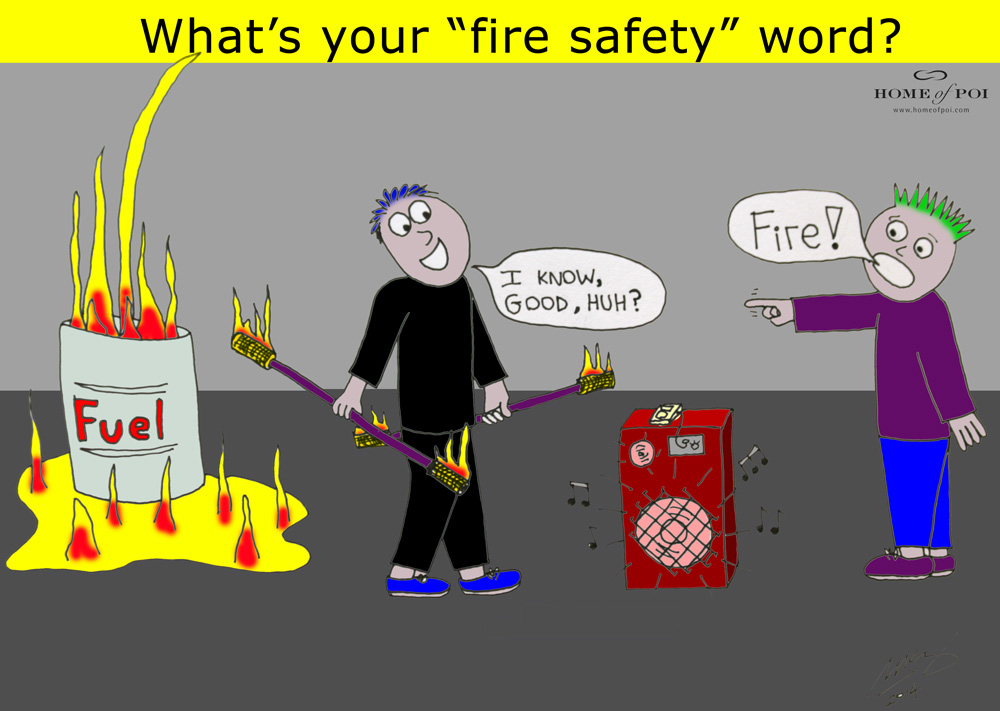 Safety First with Fire Performer